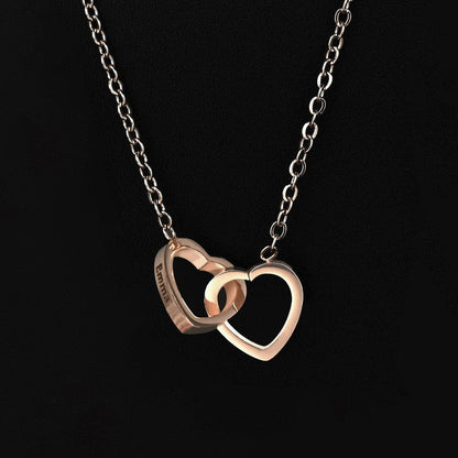 Eternal Rose Box W/ Personalized Necklace