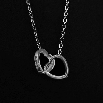 Eternal Rose Bear w/ Personalized Necklace