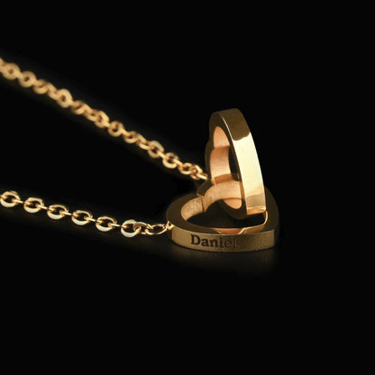 Eternal Rose Box W/ Personalized Necklace