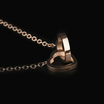 Eternal Rose Bear w/ Personalized Necklace