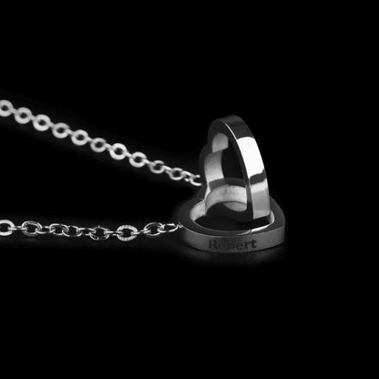 Eternal Rose Box W/ Personalized Necklace