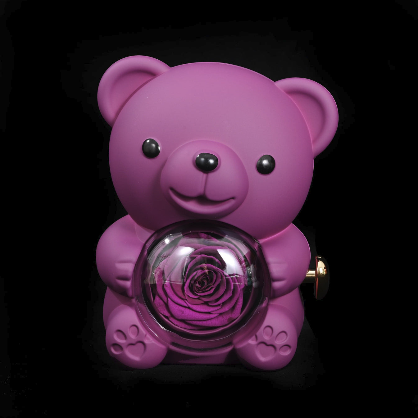 Eternal Rose Bear w/ Personalized Necklace