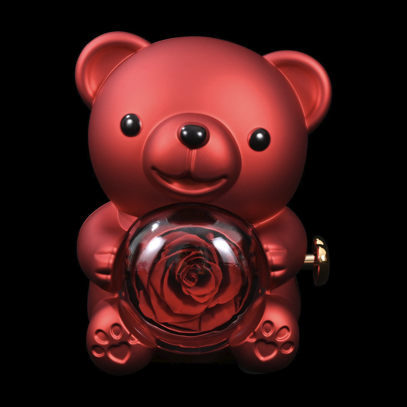 Eternal Rose Bear w/ Personalized Necklace