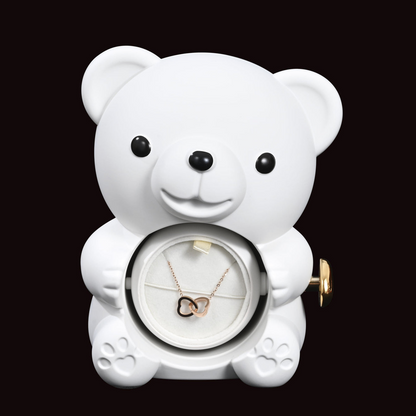 Eternal Rose Bear w/ Personalized Necklace