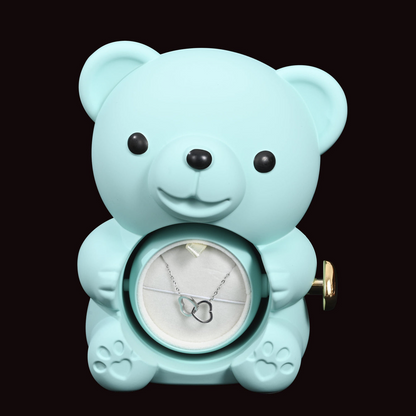 Eternal Rose Bear w/ Personalized Necklace