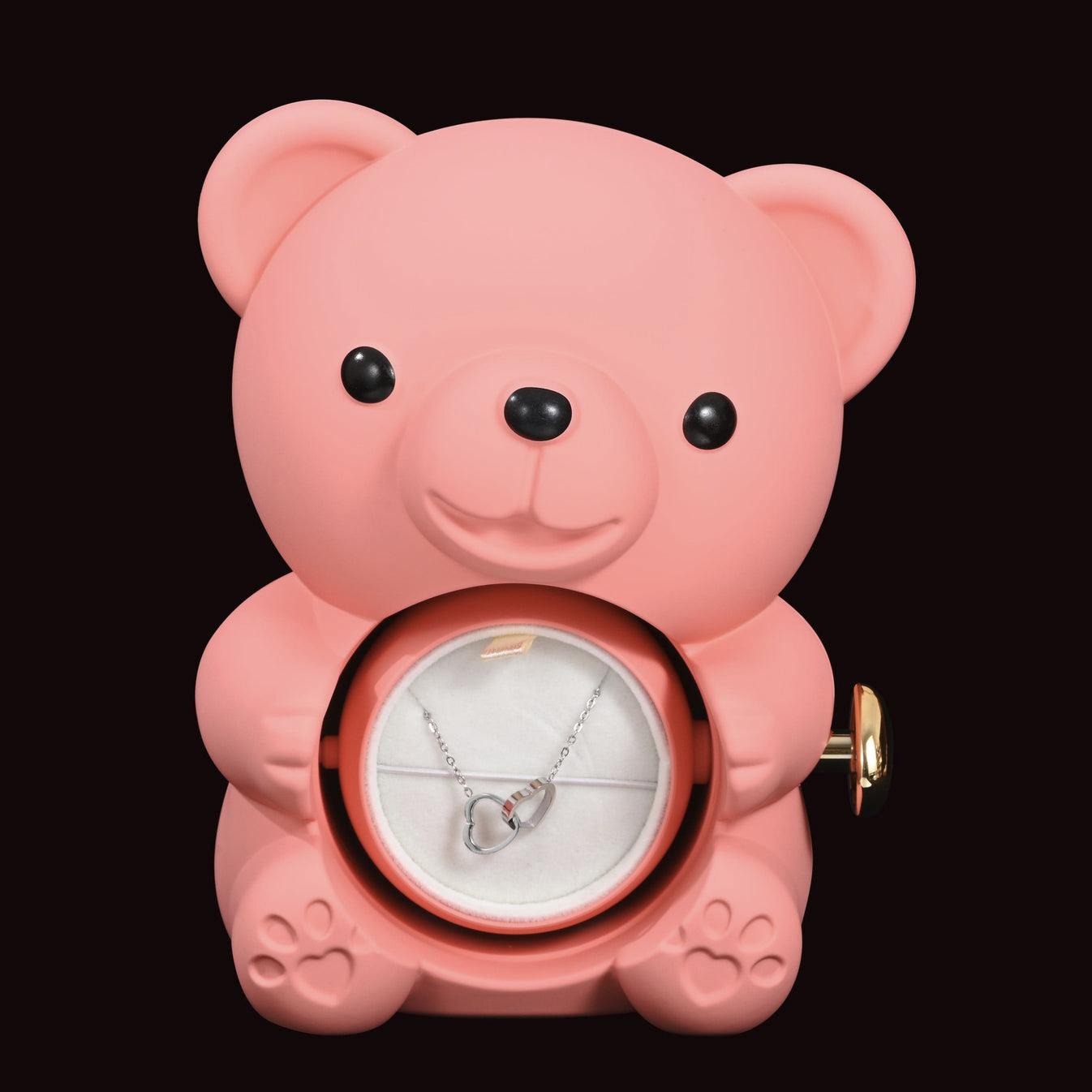 Eternal Rose Bear w/ Personalized Necklace